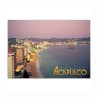 Tarjeta postal souvenir con hermosas vistas de Acapulco, Guerrero, México