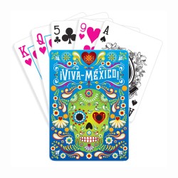 Baraja Calavera Azul