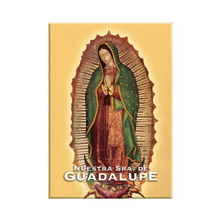 Fotoíman con la representacion de la Virgen de Guadalupe, souvenir y recuerdo de Guadalajara.