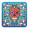 Set de 4 portavasos calavera, típico del día de muertos en México, Recuerdo de Huatulco.