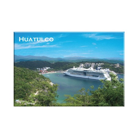 Fotoíman de un crucero en Santa Cruz, souvenir y recuerdo de Huatulco, México