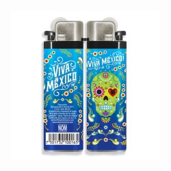 Encendedor Calavera, souvenir y recuerdo de Huatulco, México