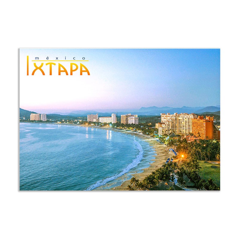 Zona Hotelera de Ixtapa al atardecer