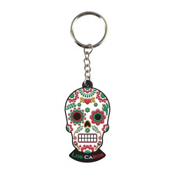 Llavero pvc en forma de calavera, souvenir o regalo de Los Cabos, México