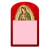 Bloc de notas con la ilustración de la Virgen de Guadalupe, Souvenir de Los Cabos.