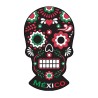 Magneto pvc calavera típico de la tradición del día de Muertos en Mexico, souvenir y recuerdo de Mazatlan.