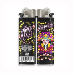 Encendedor Catrina, souvenir y recuerdo de Monterrey, México