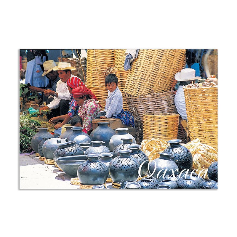 Escena de mercado de Tlacolula