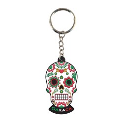 Llavero pvc en forma de calavera, souvenir o regalo de Oaxaca, Mexico.