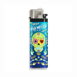 Encendedor Calavera, souvenir y recuerdo de Puerto Vallarta, México