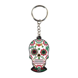 Llavero pvc en forma de calavera, souvenir o regalo de Puerto Vallarta, México