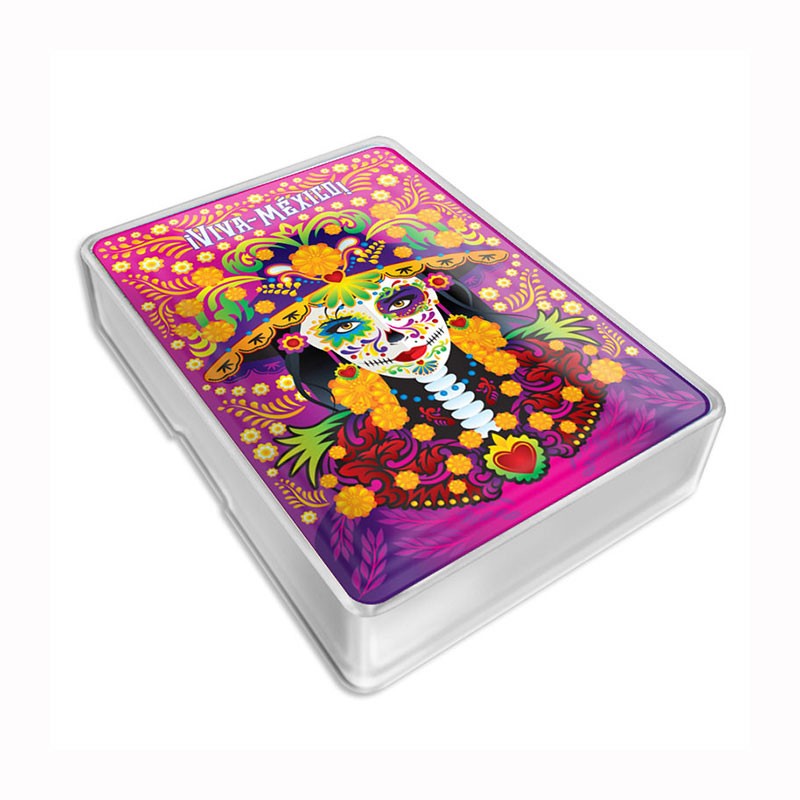 Barajas Catrina, color rosa, souvenir y recuerdo del día de muerto, Souvenir de la Riviera Maya, México.