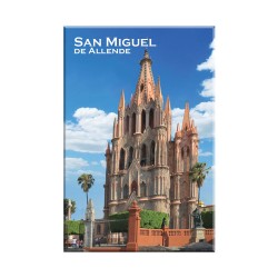 Fotoíman de la parroquia de San Miguel de Allende, souvenir y recuerdo de Mexico.